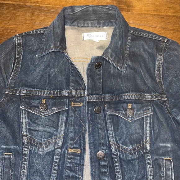 Madewell indigo Jean jacket Size XS - Picture 3 of 14